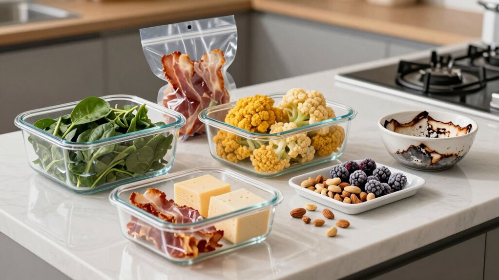 keto foods freezing tips