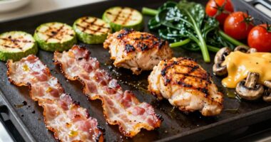 keto friendly flat griddle cooking