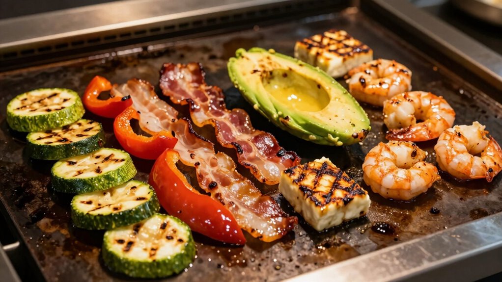 keto friendly flat top cooking