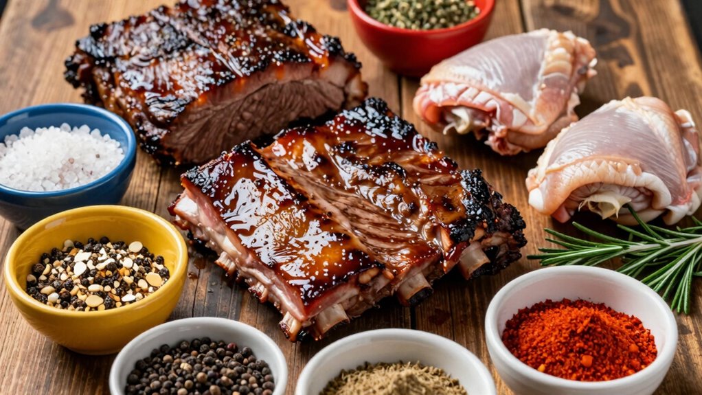 low carb smoked meat preparation