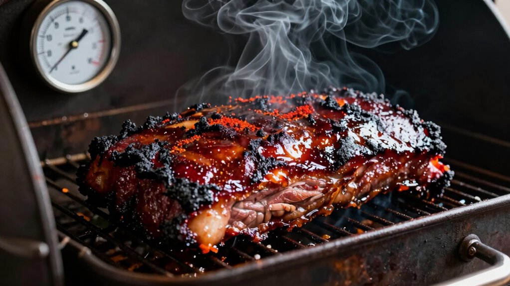 monitor meat temperature closely