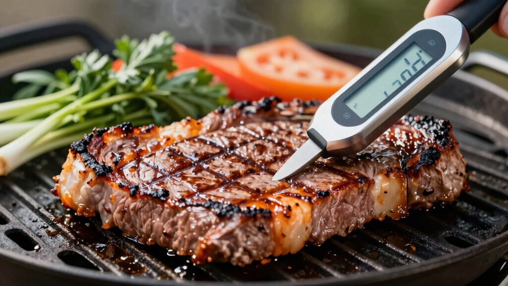 monitor meat temperature precisely