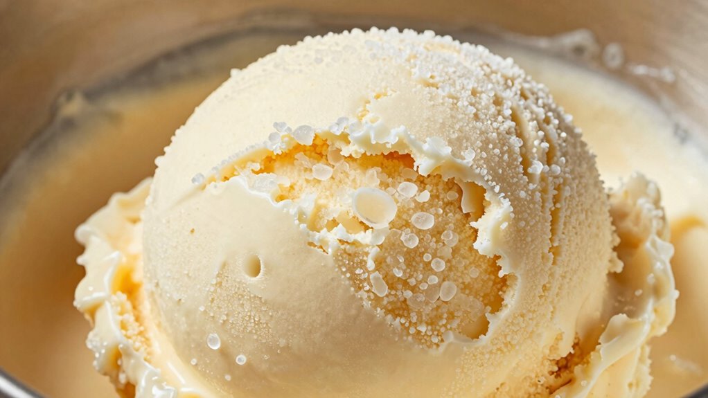 preventing icy keto ice cream