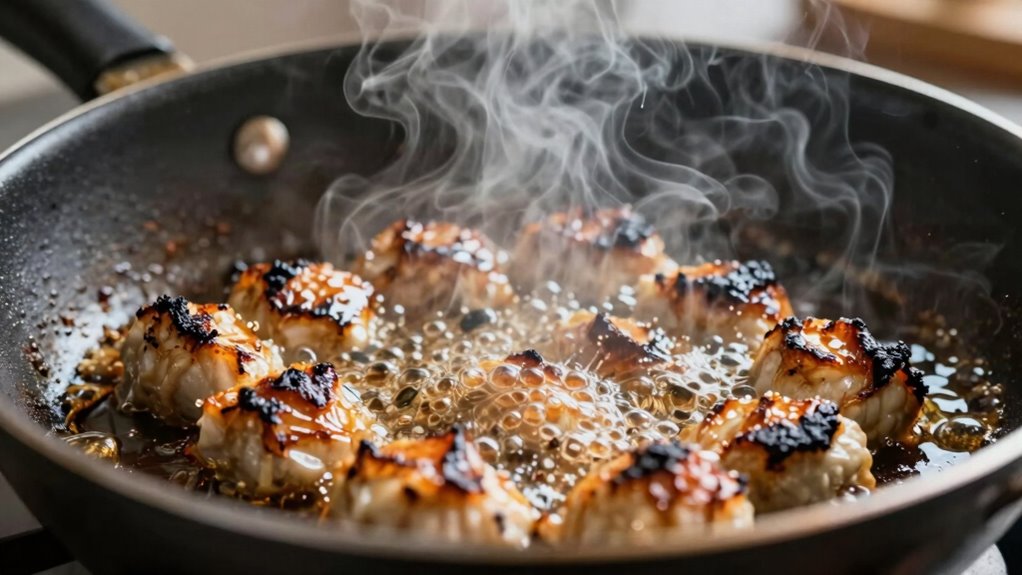 proper searing moisture retention