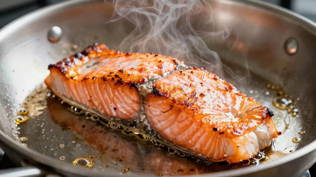 quick high heat seafood searing
