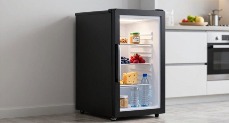small fridge boosts keto