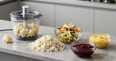 vegetable prep with processor