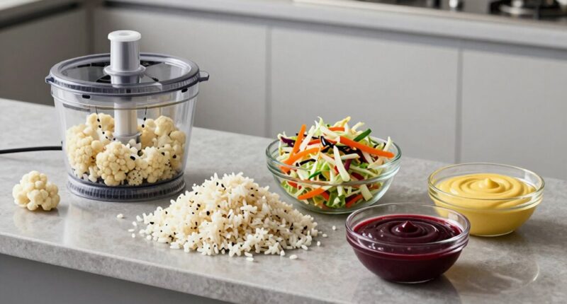 vegetable prep with processor