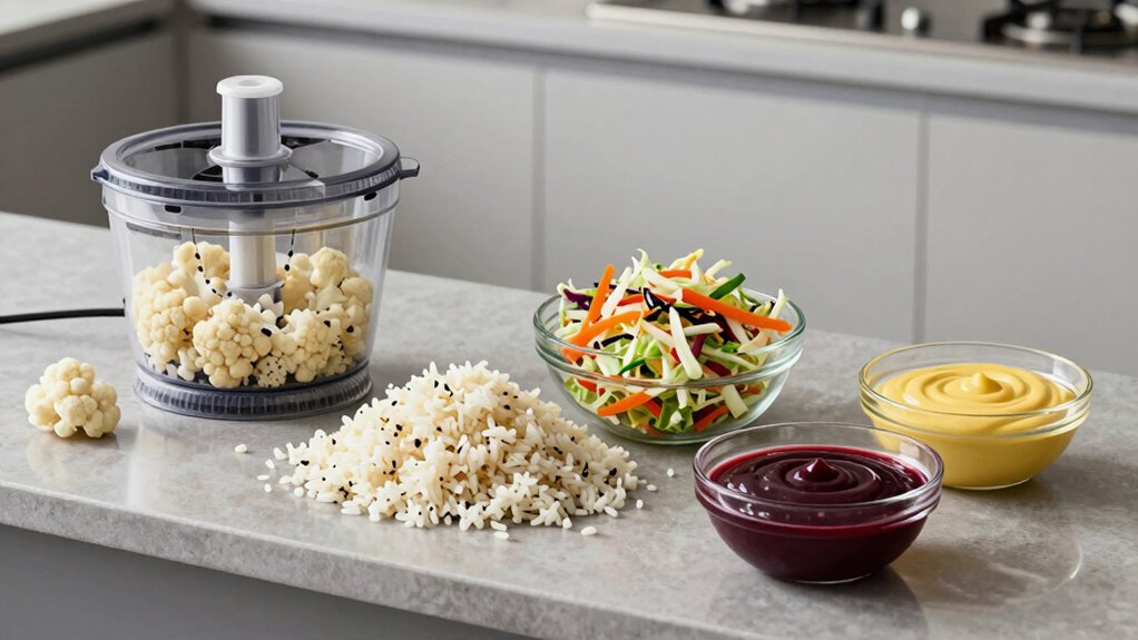 vegetable prep with processor