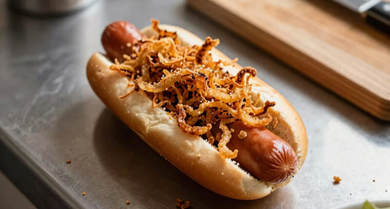 Before Adding Ketchup and Mustard to a Hot Dog, I Always Crumble This on Top First (Not Chips!)