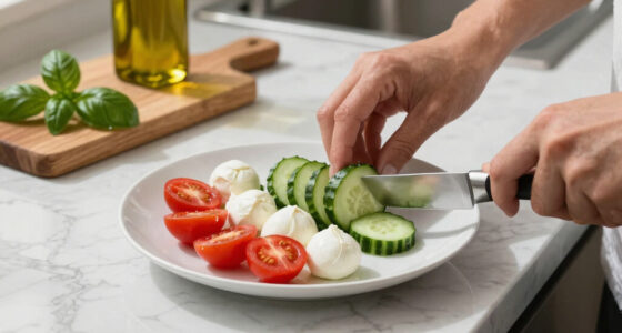 Caprese Cucumber Salad