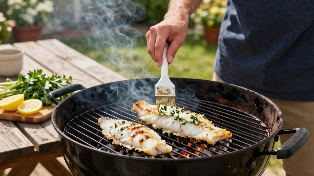 Easy Grilled Cod with Herb Butter