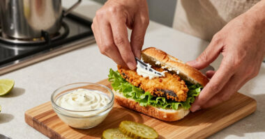 How To Make Fish Sandwiches Taste Restaurant-Worthy With Tartar Sauce's Cousin