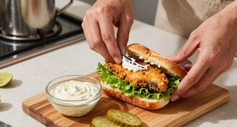 How To Make Fish Sandwiches Taste Restaurant-Worthy With Tartar Sauce's Cousin