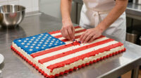 Martha Stewart Serves Huge American Flag Cake with 250 Pieces for Founding Father-Themed Party