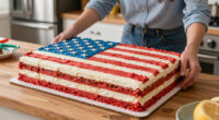 Martha Stewart Serves Huge American Flag Cake with 250 Pieces for Founding Father-Themed Party