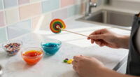 Rainbow Candy Pops