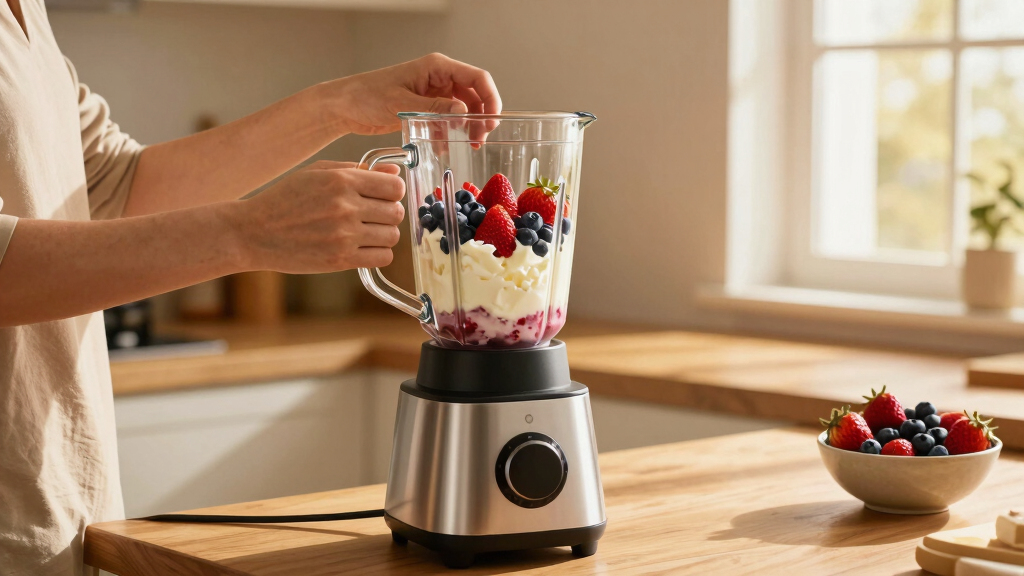 Berry Protein Cottage Cheese Smoothie