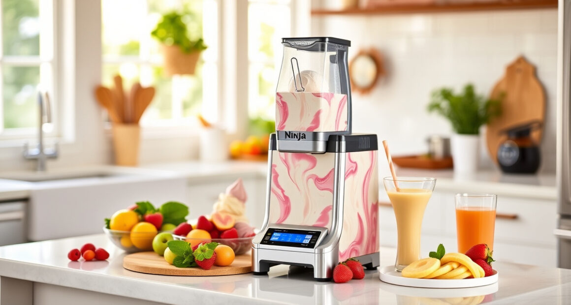 Create Summer Swirls with the Ninja NC701 CREAMi Ice Cream Maker