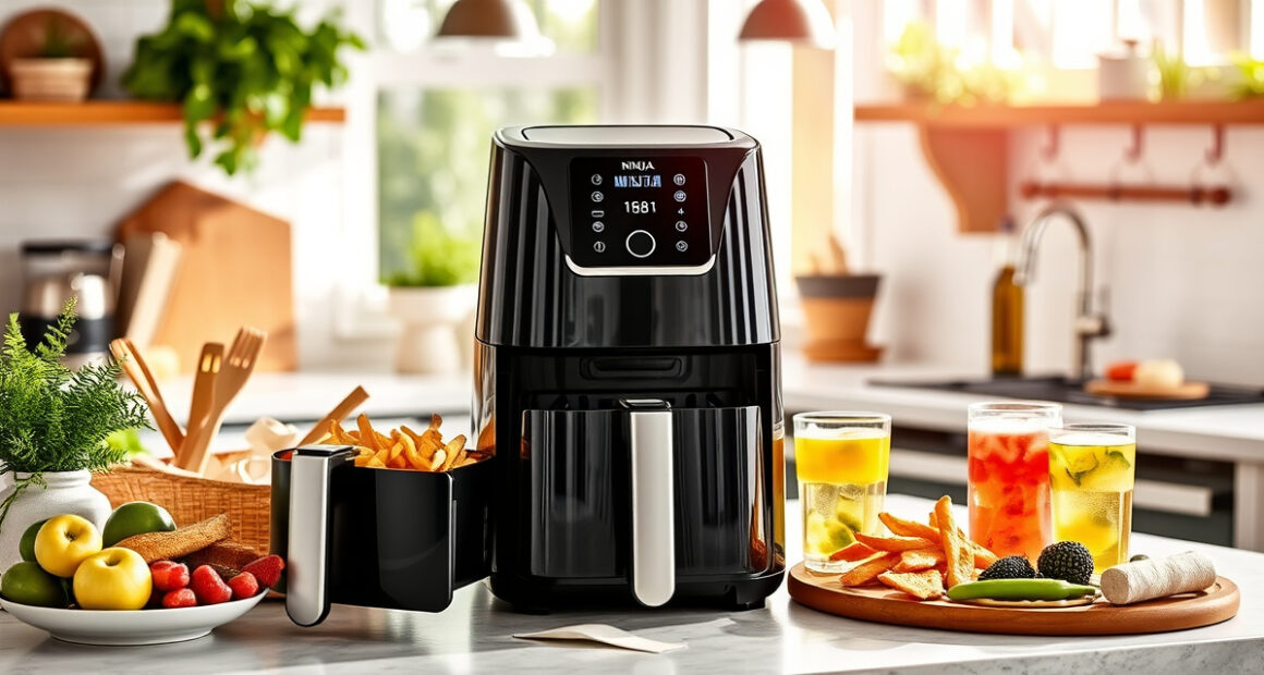 Summer Grilled Chicken & Veggies with Ninja DoubleStack XL Air Fryer