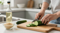 Cucumber Salad With Sesame And Rice Vinegar