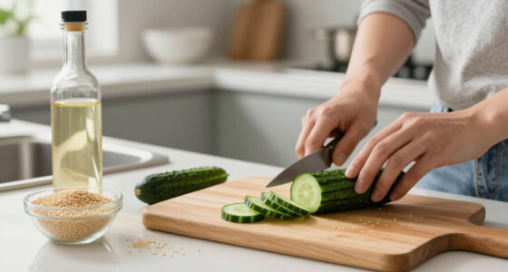 Cucumber Salad With Sesame And Rice Vinegar