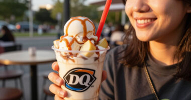 Dq Caramel Apple Cheesecake Blizzard