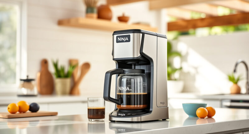 Enjoy Summer Iced Coffee with Ninja Hot & Iced XL Coffee Maker