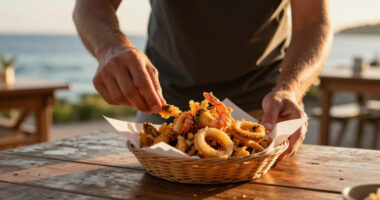 Fritto Misto Di Gamberi E Calamari