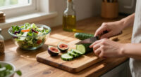 Insalata Di Cetrioli Misti E Fichi