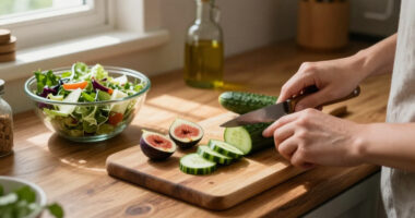 Insalata Di Cetrioli Misti E Fichi