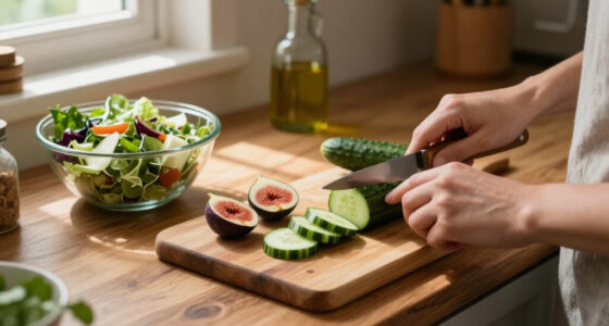 Insalata Di Cetrioli Misti E Fichi