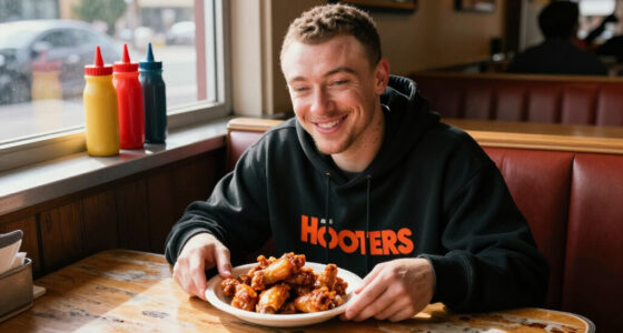 Sam Smith Loves Hooters Chicken Wings