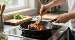 The Cheap 1-Ingredient Glaze That Completely Transforms Steak