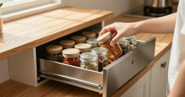 After Years Of Use, I Swear By This $36 Space-Saving Spice Rack Organizer