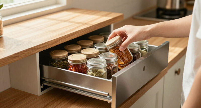 After Years Of Use, I Swear By This $36 Space-Saving Spice Rack Organizer