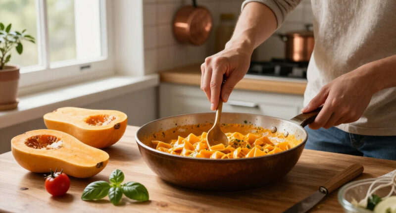 Butternut Squash Pasta Alla Vodka