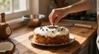 Carla Hall’s Coconut Cake With Mini Chocolate Chips