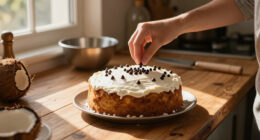 Carla Hall’s Coconut Cake With Mini Chocolate Chips