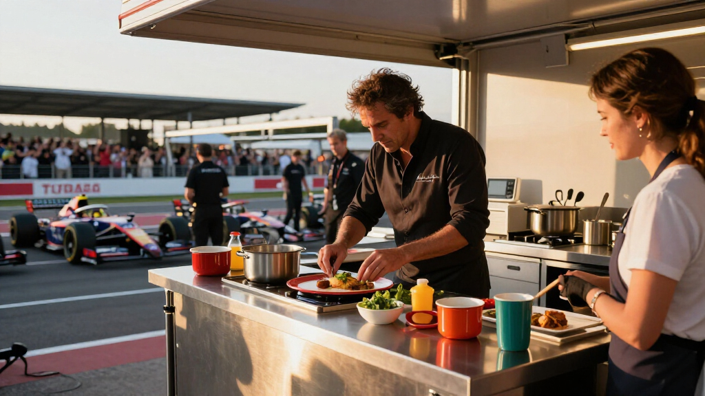 Massimo Bottura Al Gran Premio Di Monza Cucinerà In Pista Su Un Camion Di Lusso