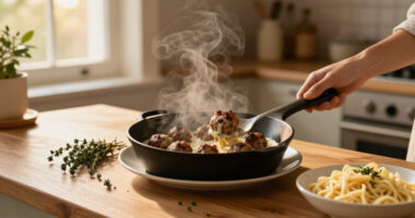 My Easy, One-Pan Meatballs Taste Just Like The Classic French Chicken Dinner