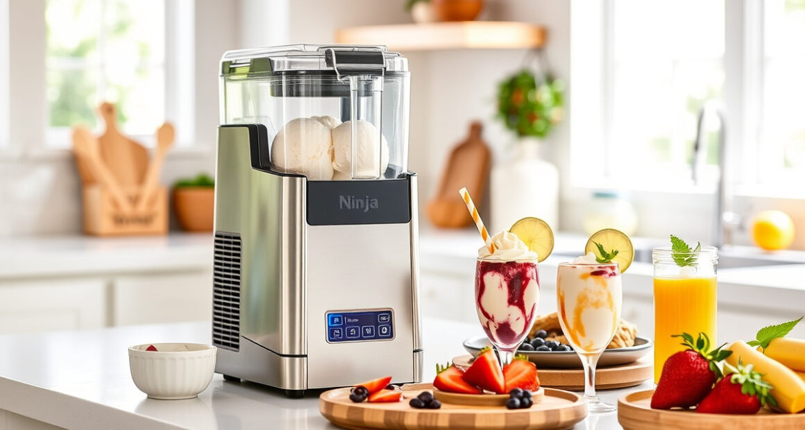 Ninja CREAMi Deluxe Ice Cream Maker: Effortless Summer Party Treats