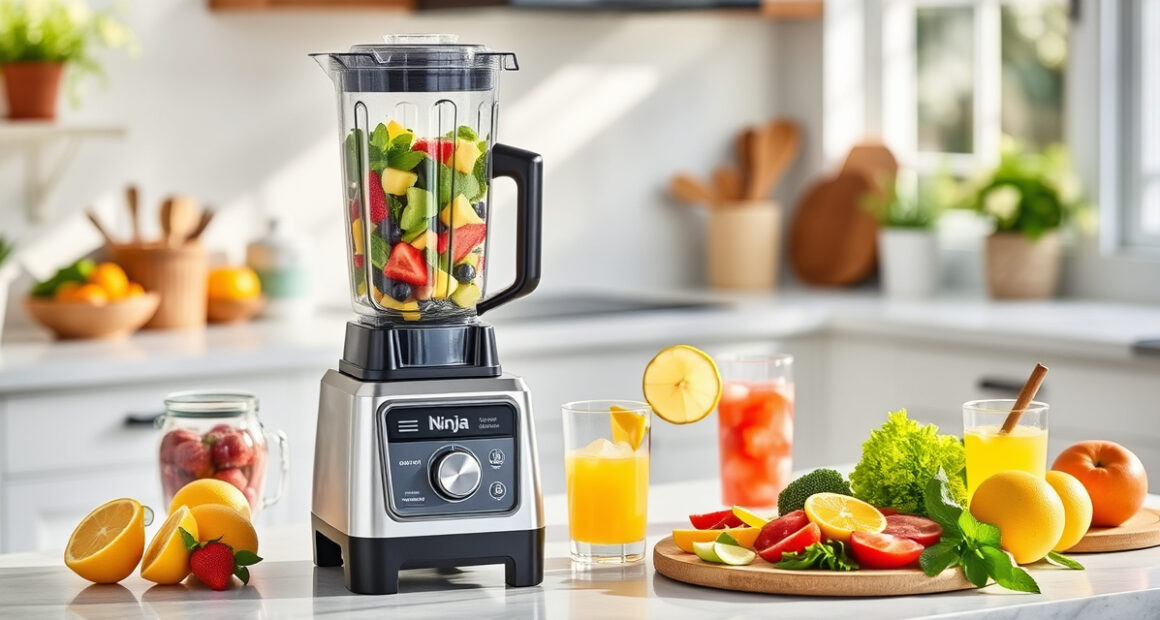 Ninja Professional Blender: Effortless Pool Party Smoothies