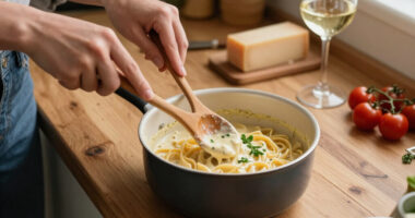 On Nights I Don’t Feel Like Cooking, I Turn To This Super Creamy Pasta