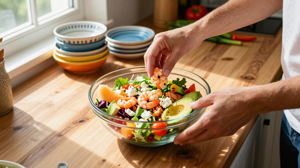 Panzanella With Shrimp, Melon, Avocado, And Feta Gains Popularity