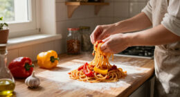 Pici In Salsa Di Peperoni Crudi