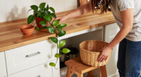 11 Creative Ways To Style The Space Above Your Kitchen Cabinets