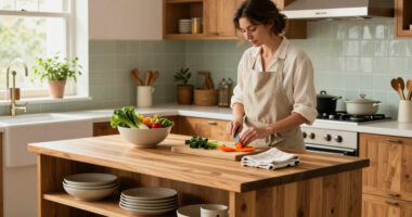9 Kitchen Islands With Storage That’ll Fit In Any Kitchen (Starting At $280)