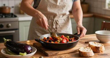 Caponata: Sicily's Sweet-and-Sour Eggplant Masterpiece