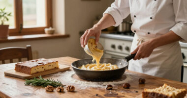 Castagnaccio: The Chestnut-Flour Cake Of Poor-Kitchen Genius